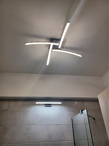 Bathroom Lighting - If only everything were as simple as installing mirror lighting! However, you need to make sure that the light fixture has adequate water protection.